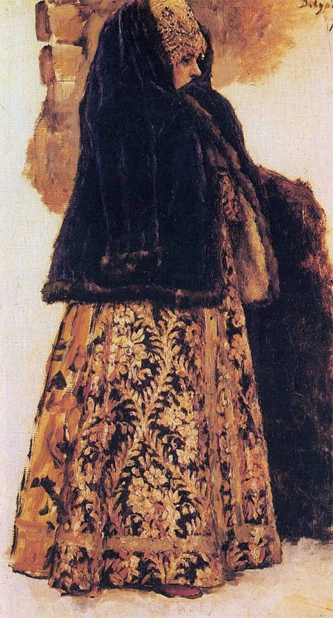 Сочинение по картине: Суриков - "Этюд для картины Боярыня Морозова"